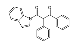 1-indol-1-yl-2,3-diphenylpropane-1,3-dione结构式