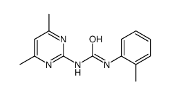 1-(4,6-dimethylpyrimidin-2-yl)-3-(2-methylphenyl)urea结构式