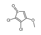 2,3-dichloro-4-methoxythiophene 1-oxide结构式