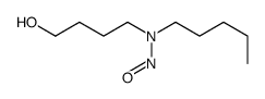 4-(Pentylnitrosoamino)-1-butanol结构式