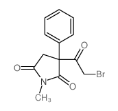 2,5-Pyrrolidinedione,3-(2-bromoacetyl)-1-methyl-3-phenyl- structure