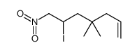 6-iodo-4,4-dimethyl-7-nitrohept-1-ene结构式