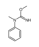 methyl N-methyl-N-phenylcarbamimidate Structure