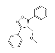 Isoxazole, 4-(methoxymethyl)-3,5-diphenyl- (7CI,9CI) Structure