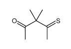 3,3-dimethyl-4-sulfanylidenepentan-2-one Structure