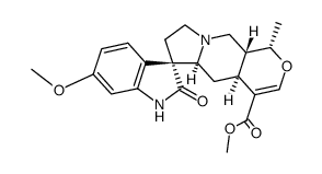 11-methoxy-19α-methyl-2-oxo-(7αC2)-formosanane-16-carboxylic acid methyl ester结构式