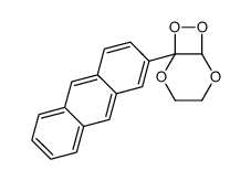 6-anthracen-2-yl-2,5,7,8-tetraoxabicyclo[4.2.0]octane结构式