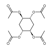 (+/-)-1r,2t,4c,5t-tetraacetoxy-cyclohexane结构式