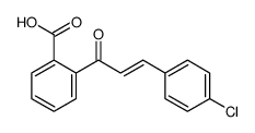 2-[3-(4-chlorophenyl)prop-2-enoyl]benzoic acid Structure