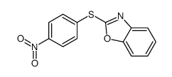 2-(4-nitrophenyl)sulfanyl-1,3-benzoxazole结构式