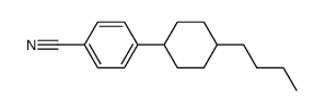 4-(4-Butylcyclohexyl)benzonitrile结构式