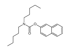 naphthalen-2-yl N,N-dipentylcarbamate结构式
