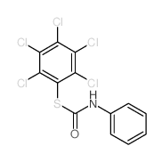 Carbanilic acid, thio-, S-(pentachlorophenyl) ester (6CI,8CI)结构式