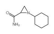 2-Aziridinecarboxamide,1-cyclohexyl- Structure