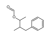 1,2-dimethyl-3-phenylpropyl formate Structure