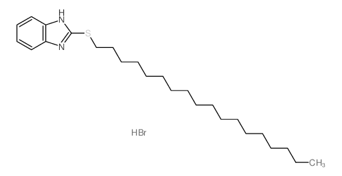 2-octadecylsulfanyl-1H-benzoimidazole structure