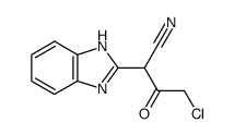 2-(1H-benzoimidazol-2-yl)-4-chloro-3-oxo-butyronitrile结构式