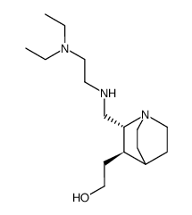 2-[[2-(Diethylamino)ethyl]aminomethyl]-3-quinuclidineethanol Structure