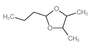 1,3-Dioxolane,4,5-dimethyl-2-propyl-结构式