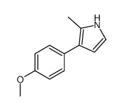 1H-Pyrrole,3-(4-methoxyphenyl)-2-methyl-(9CI)结构式