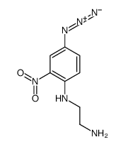 N-(4-azido-2-nitrophenyl)-1,2-diaminoethane结构式