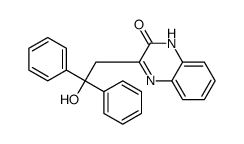 3-(2-hydroxy-2,2-diphenylethyl)-1H-quinoxalin-2-one Structure