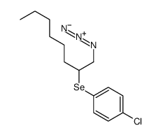 1-(1-azidooctan-2-ylselanyl)-4-chlorobenzene Structure