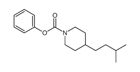phenyl 4-(3-methylbutyl)piperidine-1-carboxylate Structure