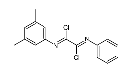 N'-(3,5-dimethylphenyl)-N-phenylethanediimidoyl dichloride Structure