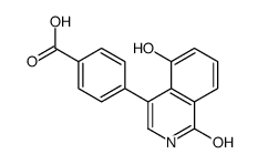 4-(5-hydroxy-1-oxo-2H-isoquinolin-4-yl)benzoic acid Structure