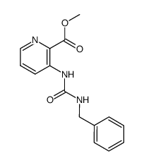 methyl 3-{[(benzylamino)carbonyl]amino}pyridine-2-carboxylate结构式