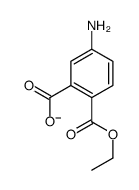 5-amino-2-ethoxycarbonylbenzoate结构式