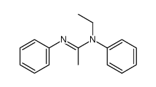 N-ethyl-N,N'-diphenyl-acetamidine Structure