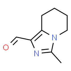 Imidazo[1,5-a]pyridine-1-carboxaldehyde, 5,6,7,8-tetrahydro-3-methyl- (9CI)结构式