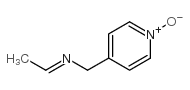 4-Pyridinemethanamine,N-ethylidene-,N-oxide(9CI) structure