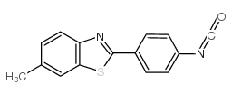 4-(6-Methyl-2-benzothiazolyl)phenyl isocyanate structure