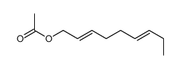 (E,E)-2,6-nonadien-1-yl acetate Structure