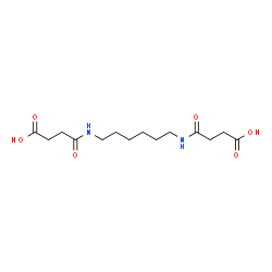 4-({6-[(3-carboxypropanoyl)amino]hexyl}amino)-4-oxobutanoic acid Structure