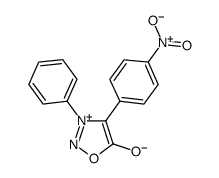 4-(4-Nitrophenyl)-3-phenylsydnone结构式