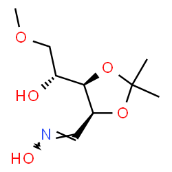 5-O-Methyl-2-O,3-O-isopropylidene-D-ribose oxime结构式