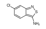 6-chloro-benzo[c]isothiazol-3-ylamine结构式