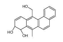 (8S,9S)-12-(hydroxymethyl)-7-methyl-8,9-dihydrobenzo[a]anthracene-8,9-diol结构式