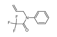 N-allyl-2,2,2-trifluoro-N-phenylacetamide结构式