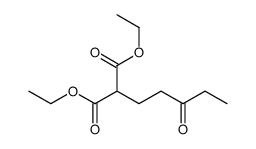 diethyl 2-(3-oxopentyl)propanedioate结构式