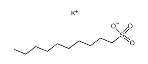 decane-1-sulfonic acid , potassium-salt Structure