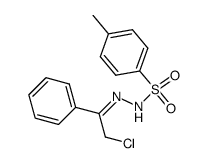 N'-(2-chloro-1-phenylethylidene)-4-methylbenzenesulfonohydrazide结构式