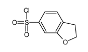 2,3-dihydro-1-benzofuran-6-sulfonyl chloride结构式