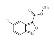 methyl 5-chlorobenzo[c]isoxazole-3-carboxylate结构式