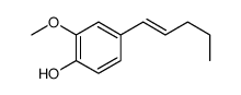 2-methoxy-4-pent-1-enylphenol Structure