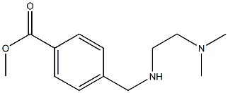 methyl 4-({[2-(dimethylamino)ethyl]amino}methyl)benzoate Structure